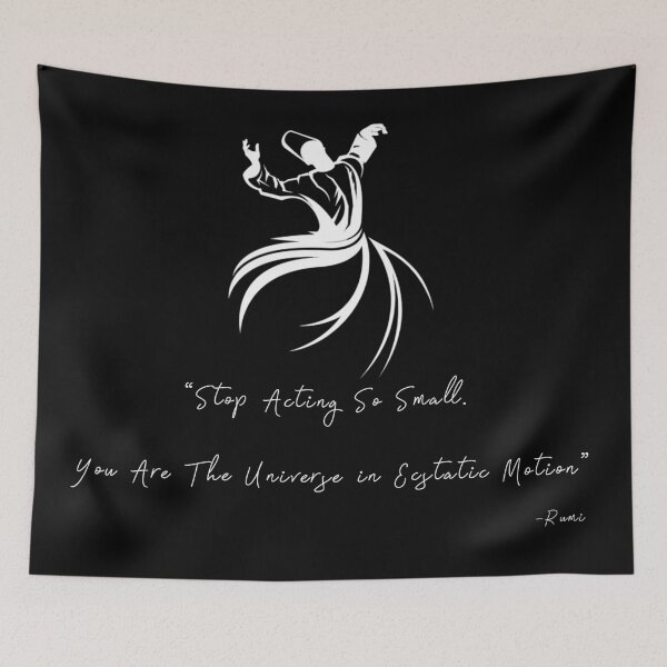 Item preview, Rumi Quotes Sufi dance designed and sold by MajidArt.