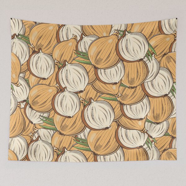 Item preview, Vintage Fruits and Vegetables Pattern designed and sold by stylebytara.