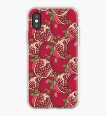 Vintage Fruits and Vegetables Pattern iPhone Case