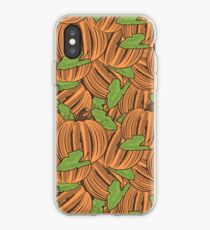 Vintage Fruits and Vegetables Pattern iPhone Case