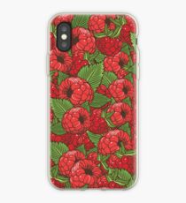 Vintage Fruits and Vegetables Pattern iPhone Case