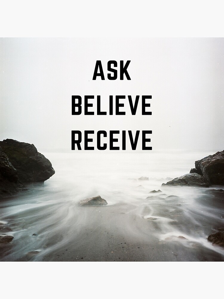 Ask Believe Receive Law Of Attraction Poster For Sale By ask-believe-receive-law-of-attraction-poster-for-sale-by