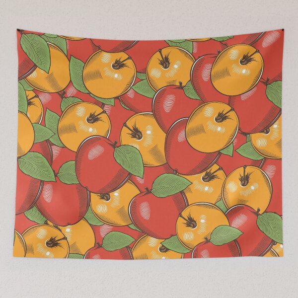 Item preview, Vintage Fruits and Vegetables Pattern designed and sold by stylebytara.