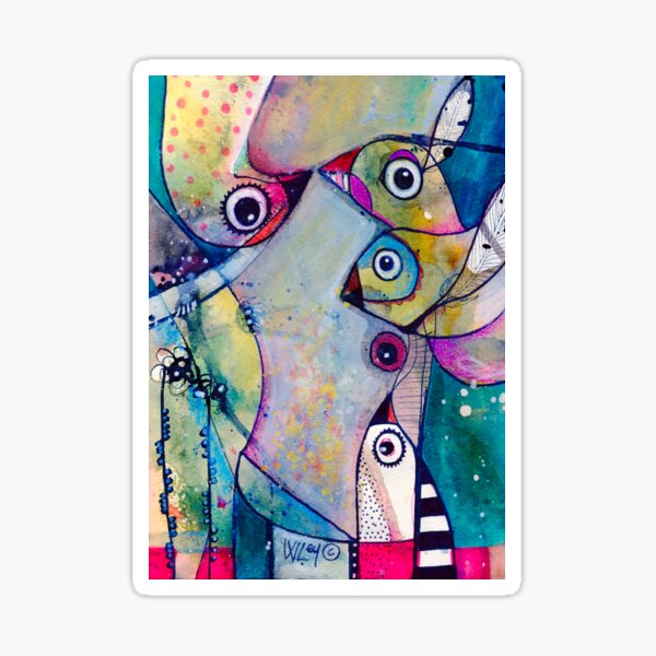 Love Birds Sticker