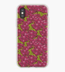Vintage Fruits and Vegetables Pattern iPhone Case