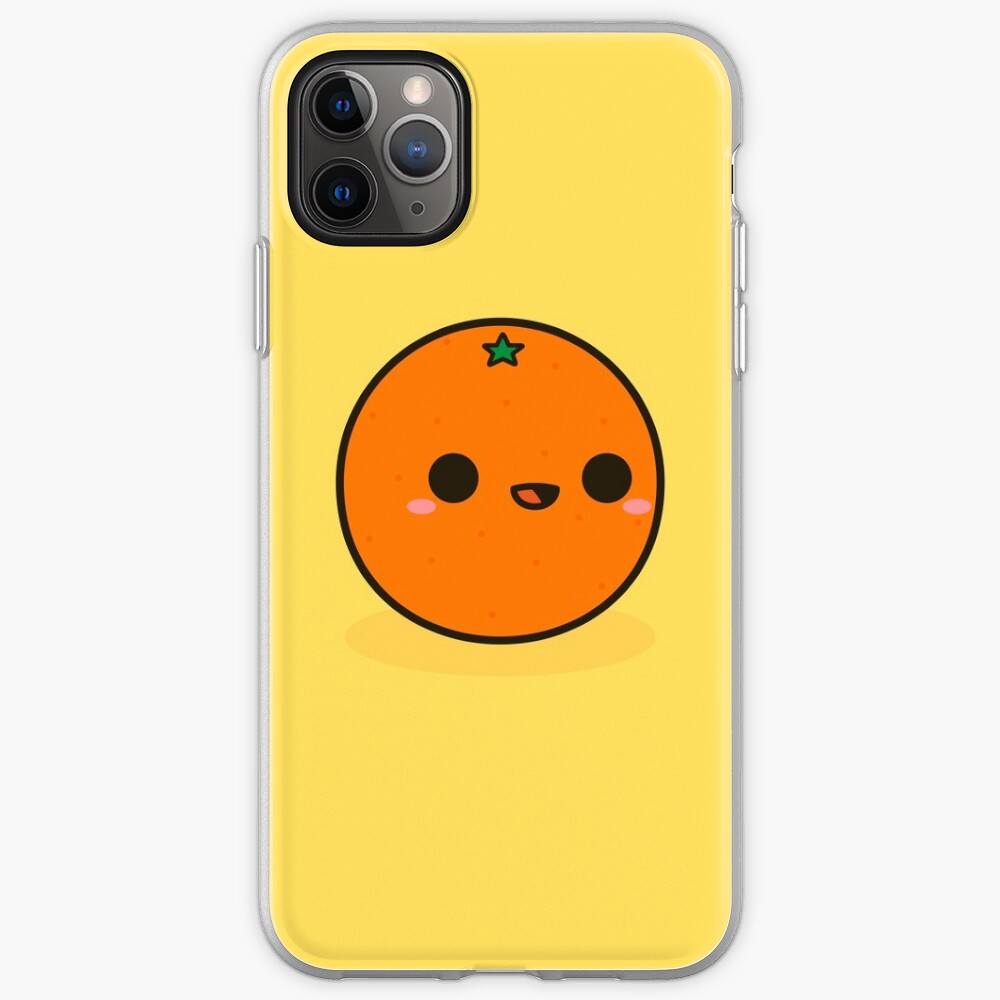 "Cute orange" iPhone Case & Cover by peppermintpopuk Redbubble