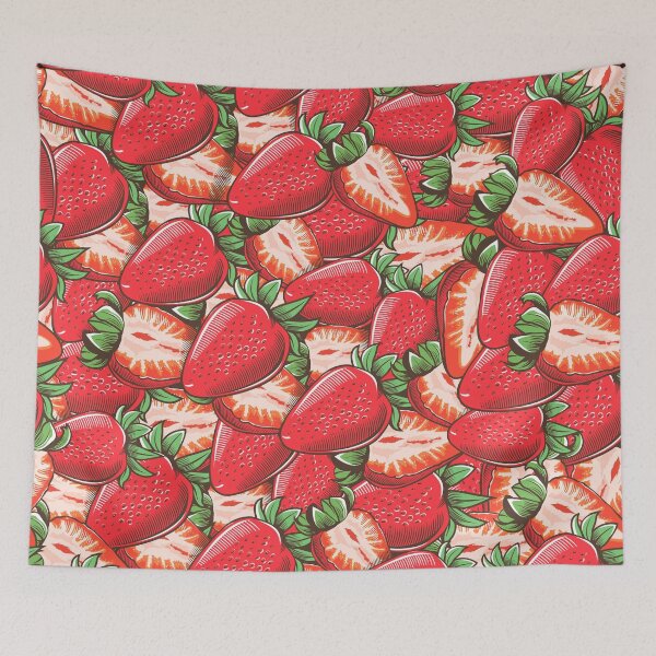 Item preview, Vintage Fruits and Vegetables Pattern designed and sold by stylebytara.
