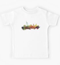 Colored New York City skyline Kids Tee