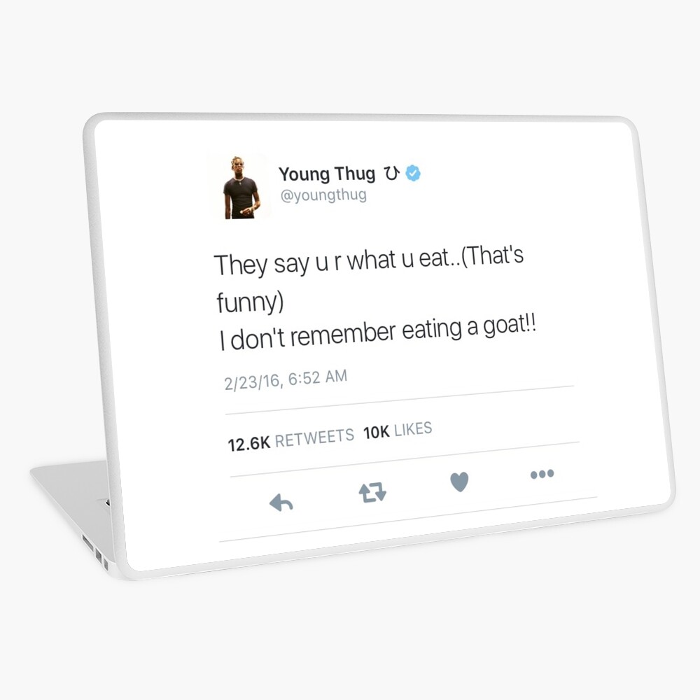 Young Thug GOAT Tweet