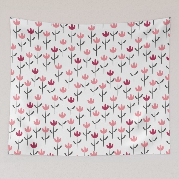 Item preview,  Pattern with small pink flowers designed and sold by DaHaeHey.