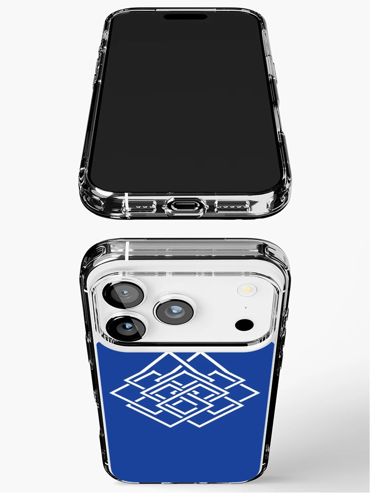 Thumbnail 3 of 5, iPhone Case, Square Earth Flag [Roufxis-Rb] designed and sold by RoufXis.