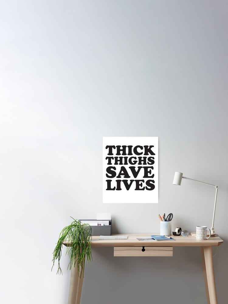  Thick Thighs, Save Lives: Curvy Girls Blank Sketchbook