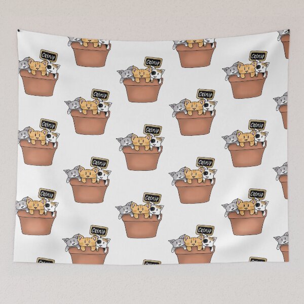 Item preview, Kittens and Catnip designed and sold by ClingyKoala.