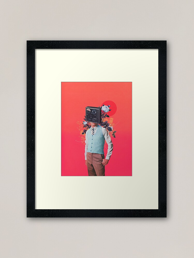 Alternate view of Phonohead Framed Art Print