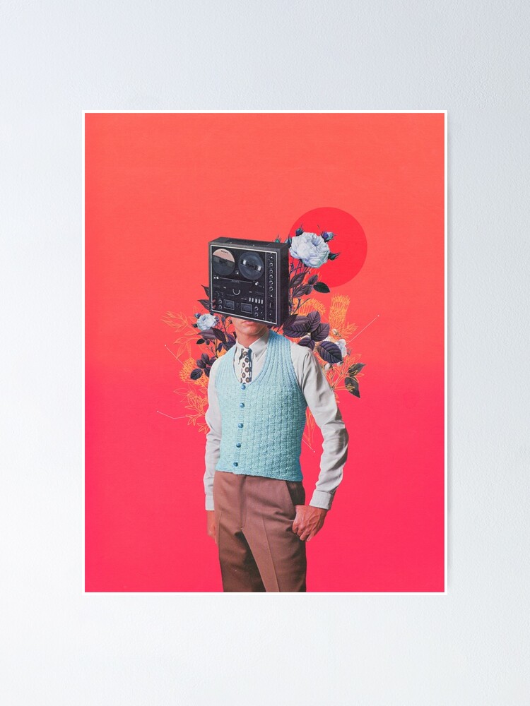Alternate view of Phonohead Poster
