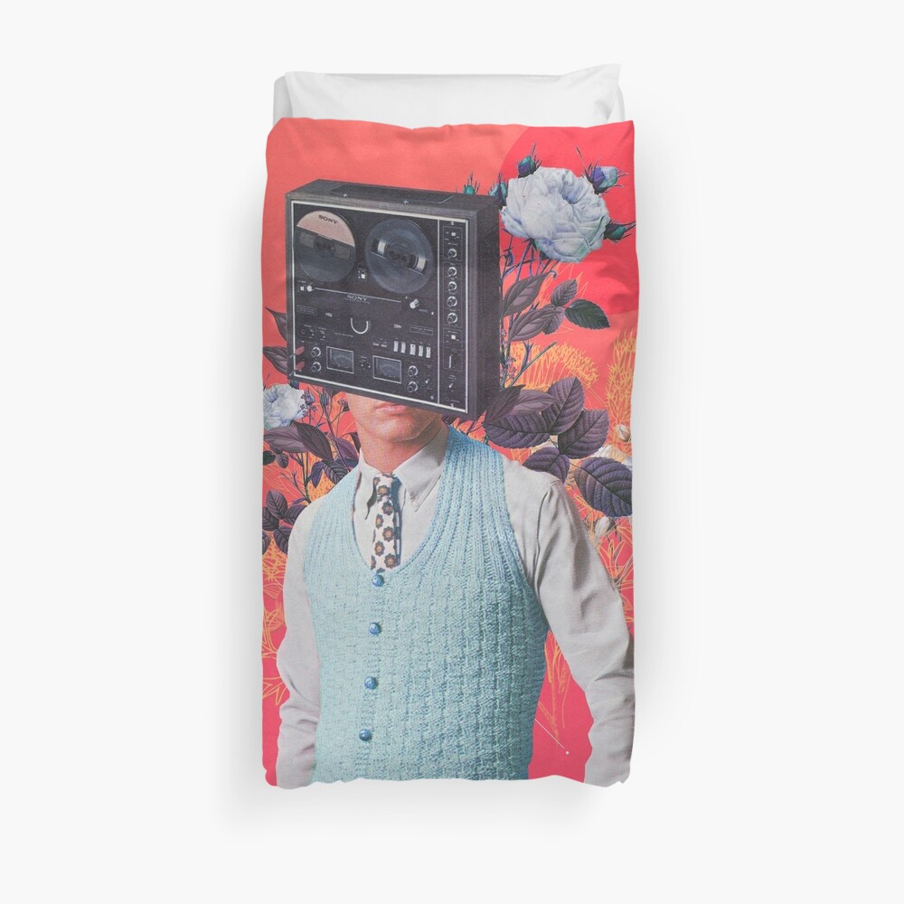 Phonohead Duvet Cover