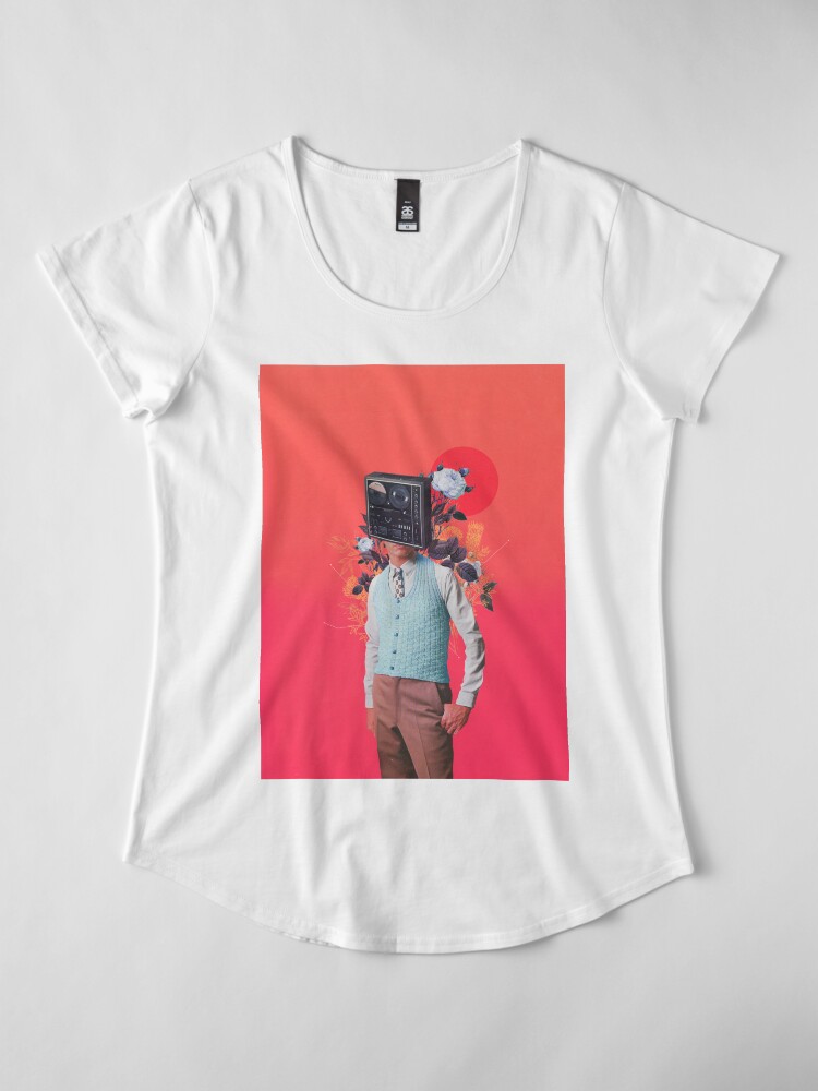 Alternate view of Phonohead Premium Scoop T-Shirt