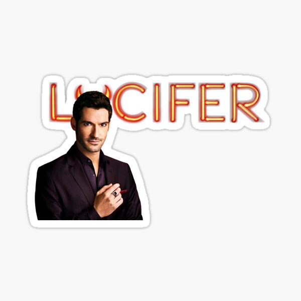 Sticker Lucifer Autocollant Par Meganjade23 Redbubble