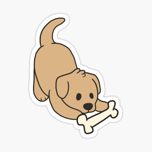 Adopt Me Dog with Bone Sticker - Sticker Mania