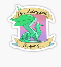 Crystal dragon Sticker