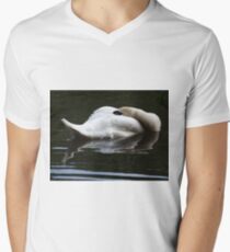 Sleeping Swan Men's V-Neck T-Shirt