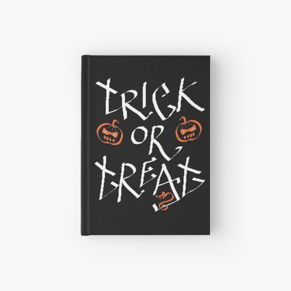 Trick or Treat pumpkin Hardcover Journal