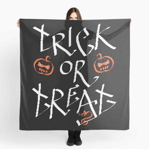 Trick or Treat pumpkin Scarf