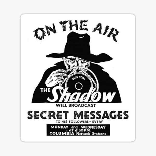 Vista previa del artículo con la obra «The Shadow - Radio clásica», diseñado y vendido por violetraymedia.