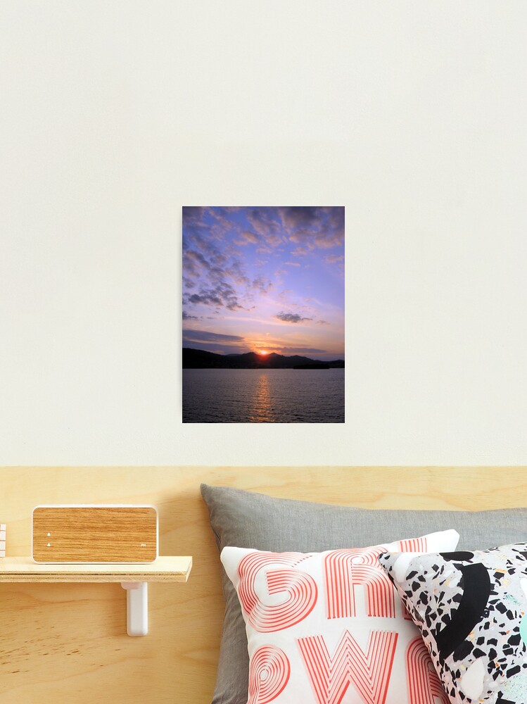 Thumbnail 2 of 3, Photographic Print, VIOLET SUNSET designed and sold by TatianaMichaela.