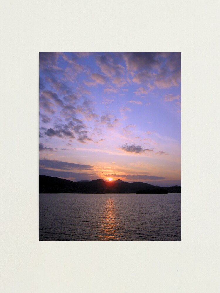 Thumbnail 1 of 3, Photographic Print, VIOLET SUNSET designed and sold by TatianaMichaela.