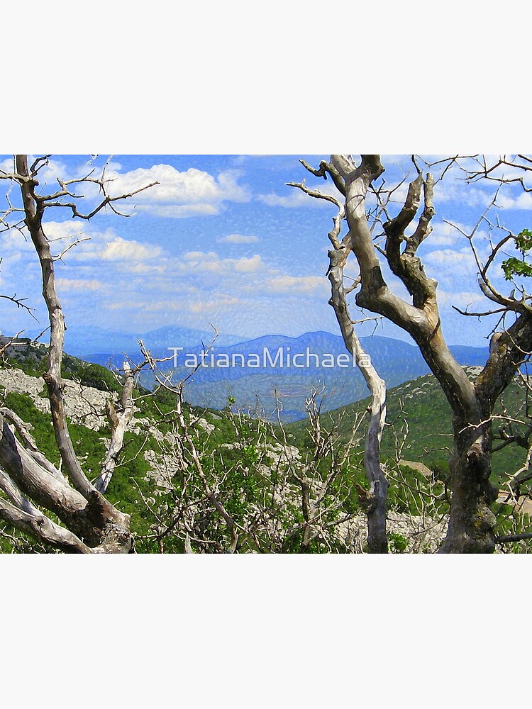 Thumbnail 3 of 3, Photographic Print, BLUE VIEW and THE OLD TREE designed and sold by TatianaMichaela.