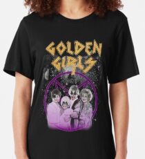 Golden Metal Girls Slim Fit T-Shirt