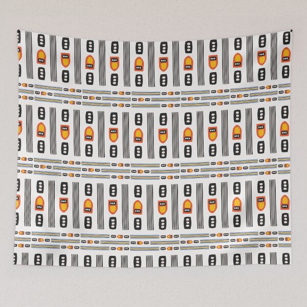 Item preview, Memphis Style Geometric Abstract Seamless Vector Pattern Yellow designed and sold by Limolida.
