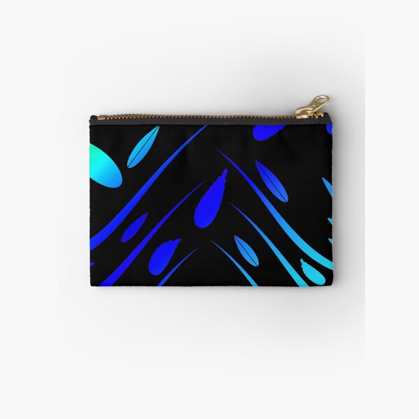 Item preview, Leaves neon colors, blue leaves, leaf, pattern, neon color, dark leaves, dark floral, abstract, modern, amazing, beautiful, luxury designed and sold by hvasilevshop.