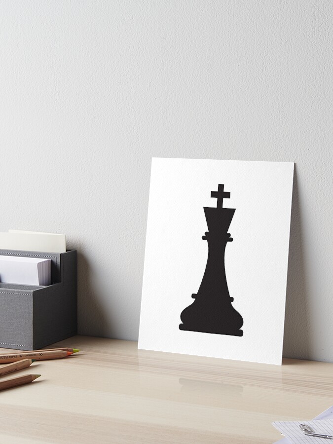 Abstract Chess Splatter Effect Digital Chess Queen Art Print 