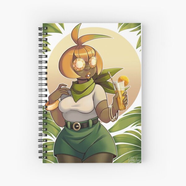 Orange Spiral Notebook