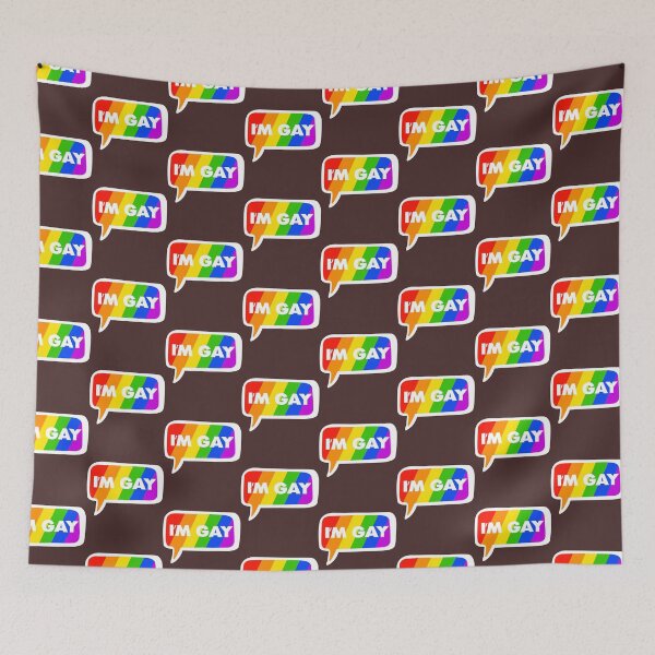 Item preview, I'm Gay LGBT Rainbow T-Shirt designed and sold by Oles Bielienkyi.