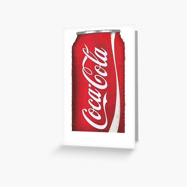 coca-cola can Greeting Card