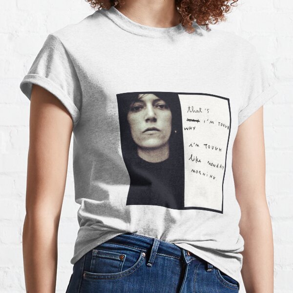 Patti Smith - Portrait & Quote with handwriting Classic T-Shirt