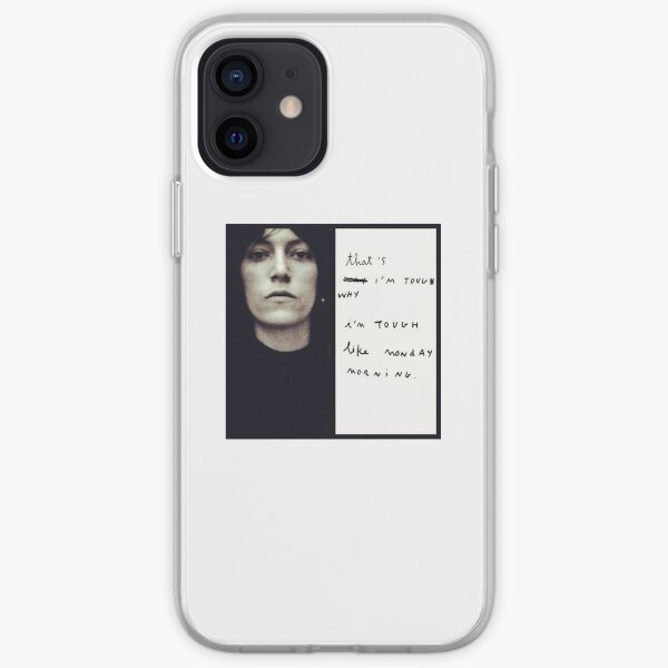 Patti Smith - Portrait & Quote with handwriting iPhone Soft Case