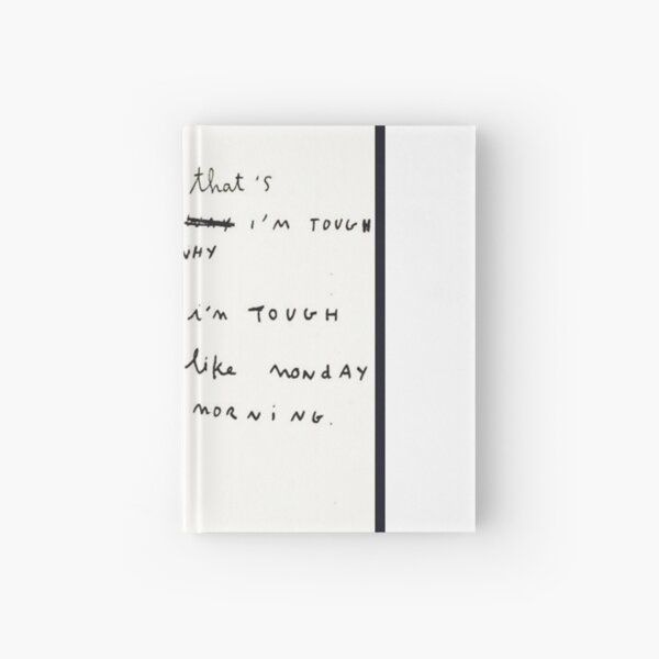 Patti Smith - Portrait & Quote with handwriting Hardcover Journal