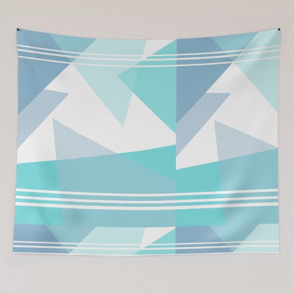Item preview, geometric blue decoration designed and sold by FandomizedRose.