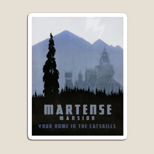 Item preview, H.P. Lovecraft Travel Poster: The Martense Mansion ("The Lurking Fear") designed and sold by futurilla.