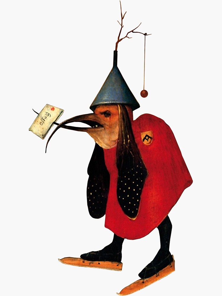 Bosch Bird with Letter