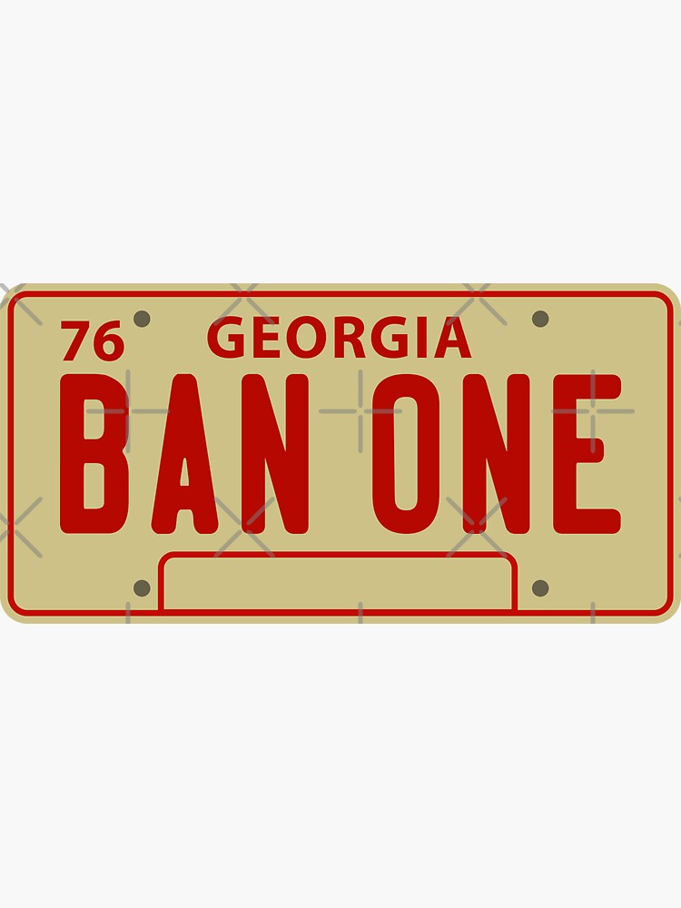 ban one license plate        
        <figure class=