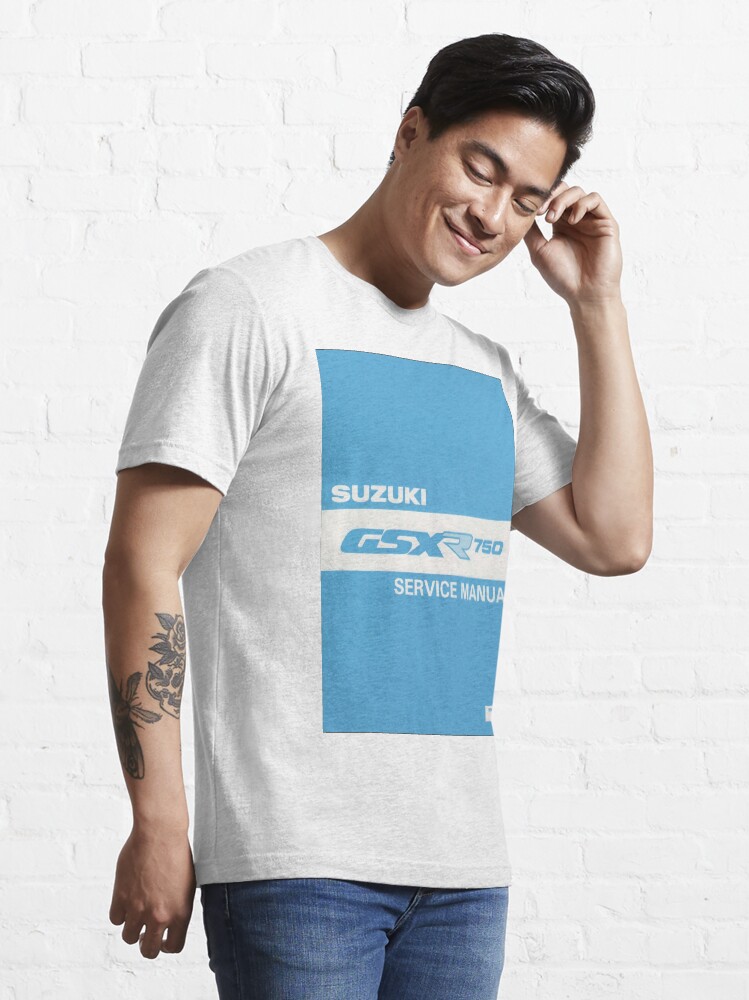 Alternate view of Suzuki GSXR 750 user manual Essential T-Shirt