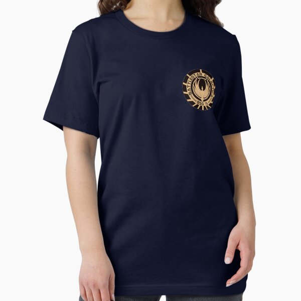 Item preview, Battlestar Galactica Staff Shirt designed and sold by RAGEDBUBBLE.