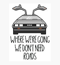 Back To The Future Photographic Print