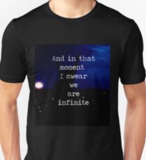 We Are Infinite--The Perks of Being a Wallflower Unisex T-Shirt