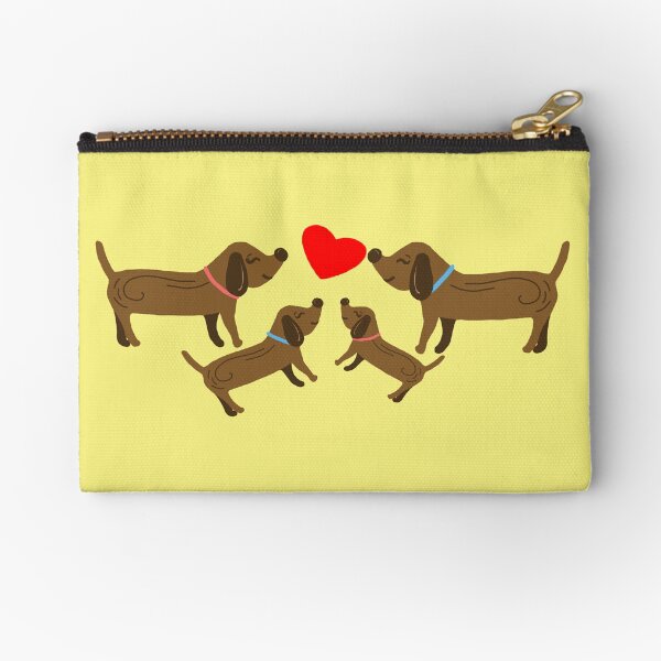 Family, Puppies Zipper Pouch